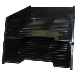 ITALPLAST DOCUMENT TRAY BLACK