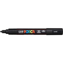 UNI POSCA COLOR MARKER BULLET MEDIUM BLACK