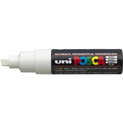 UNI POSCA FLUORO MARKER WHITE