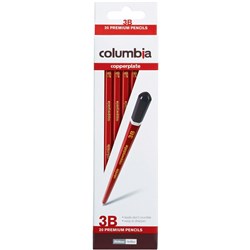 COLUMBIA  COPPERPLATE PENCIL Hexagon, 3B