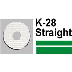 CARL K28 STRAIGHT BLADE FOR DC200 AND DC230 PK2