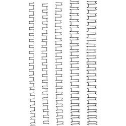GBC Wire Binding Combs 21 Loop 10mm Pack 100 Black