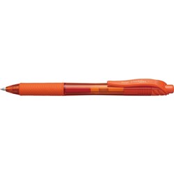 PENTEL ENERGEL X GEL INK PEN BL107 Retractable 0.7mm Orange