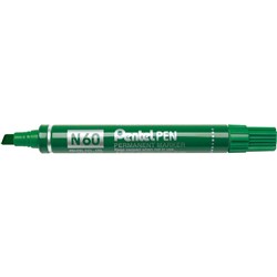 PENTEL PERMANENT MARKERS N60 Chisel Green