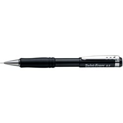 PENTEL MECHANICAL PENCIL Twist-Erase 0.5mm Black (min buy 1 box of 12)