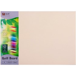 Quill Board 210GSM A3 Cream Pack 25