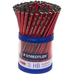 STAEDTLER TRADITION PENCILS HB Class Pack 100