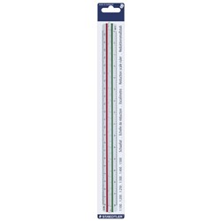 STAEDTLER TRIANGULAR SCALE RULERS - 300mm 4 DIN