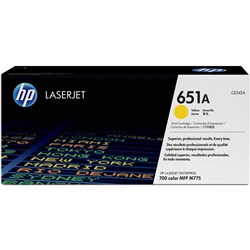 HP 651A YELL TONER CART 16K