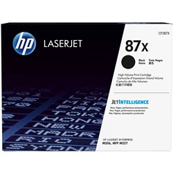HP #87X TONER CARTRIDGE Black 18,000 pages