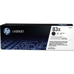 HP #83X TONER CARTRIDGE Black 2,200 pages