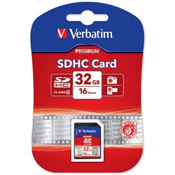VERBATIM? SDHC MEMORY CARDS 32GB (Class 10)