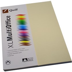 QUILL A4 XL MULTIOFFICE PAPER 80gsm Cream PK100