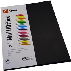 QUILL A4 XL MULTIOFFICE PAPER 80gsm Black PK100