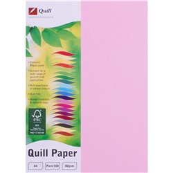 QUILL XL MULTIOFFICE PAPER A4 80gsm Musk REAM 500