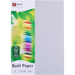QUILL XL MULTIOFFICE PAPER A4 80gsm Grey REAM 500