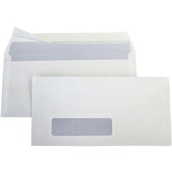 CUMBERLAND WINDOWFACE ENVELOPE DL 110x220 StripSeal Sec 80g