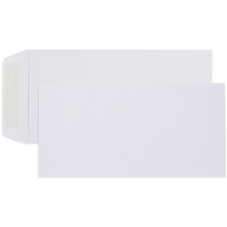 CUMBERLAND POCKET ENVELOPE DL 220x110 StripSeal White 80g Plain