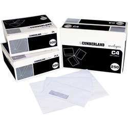CUMBERLAND LASER ENVELOPE StripSeal W/Face C4 324x229mm Secrative C4 Pocket