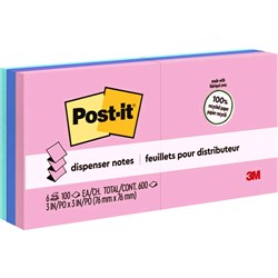 POST-IT R330RP6AP POP-UP NOTES Greener Pastel PK6