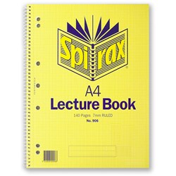 SPIRAX 906 SPIRAL LECTURE BOOK 906 297x220mm 140 Pg SB