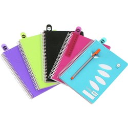 COLOURHIDE NOTEBOOK A5 200 Page Asst