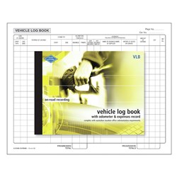 ZIONS VEHICLE LOG BOOK 190x250mm