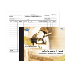 ZIONS VEHICLE RECORD BOOK # VRB 165X220MM