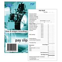 ZIONS PAY SLIP PADS 50PG PSP