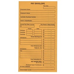 PRINTED PAY ENVELOPES - SEL SEAL PK50