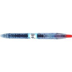 PILOT B2P RETRACTABLE GEL PEN Fine Red