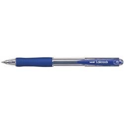 UNIBALL SN100 LAKNOCK RETRACTABLE BALLPOINT PEN 0.7MM FINE BLUE