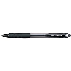 UNIBALL SN100 LAKNOCK RETRACTABLE BALLPOINT PEN 1.0mm Medium Black