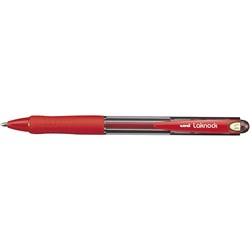 UNIBALL SN100 LAKNOCK RETRACT PEN 1.4mm BROAD RED