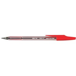 PILOT BP-S BALLPOINT PEN MEDIUM RED 1MM