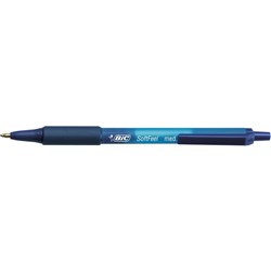 BIC SOFTFEEL RETRACTABLE BLUE