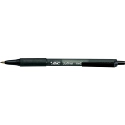 BIC SOFTFEEL RETRACTABLE BLACK