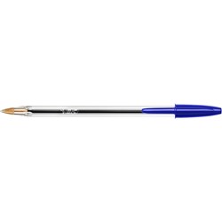 BIC CRISTAL BALLPOINT PEN MED BLUE SOLD AS BX12