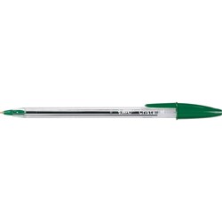 PEN BIC CRISTAL MED GREEN (10231)(946655)