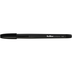 ARTLINE SUPREME BALL PEN 1.0mm Black (CAPPED)