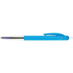 BIC CLIC BALLPOINT PEN Medium Blue (Sold as Box.10)