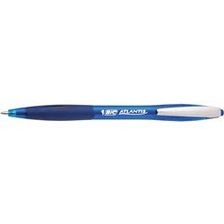 BIC ATLANTIS BALLPOINT PEN Retractable Blue