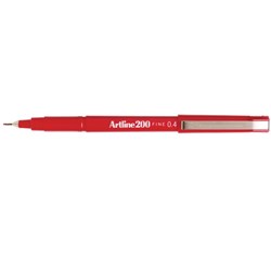 PEN ARTLINE 200 0.4 RED FINELINER