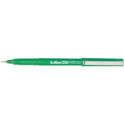 ARTLINE 220 SUPER FINE WRITING PENS GREEN