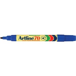 ARTLINE 70 PERMANENT MARKERS Med Bullet Blue