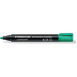 STAEDTLER 352 PERMANENT MARKER Bullet Green Box of 10