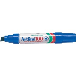 ARTLINE 100 PERMANENT MARKERS Blue