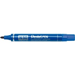 PENTEL N50 PERMANENT MARKERS Blue