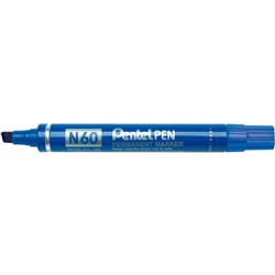 PENTEL N60 PERMANENT MARKERS Blue