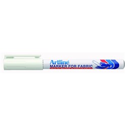 ARTLINE 750 LAUNDRY MARKER 0.8mm White Ink Available in 12's